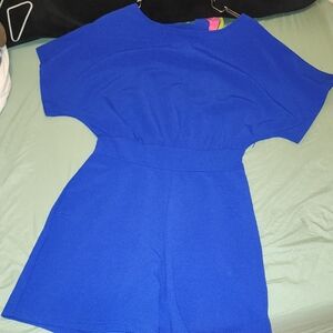 Vibrant Blue Romper
